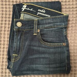 7 For All Mankind Ankle Givenevere sz 26